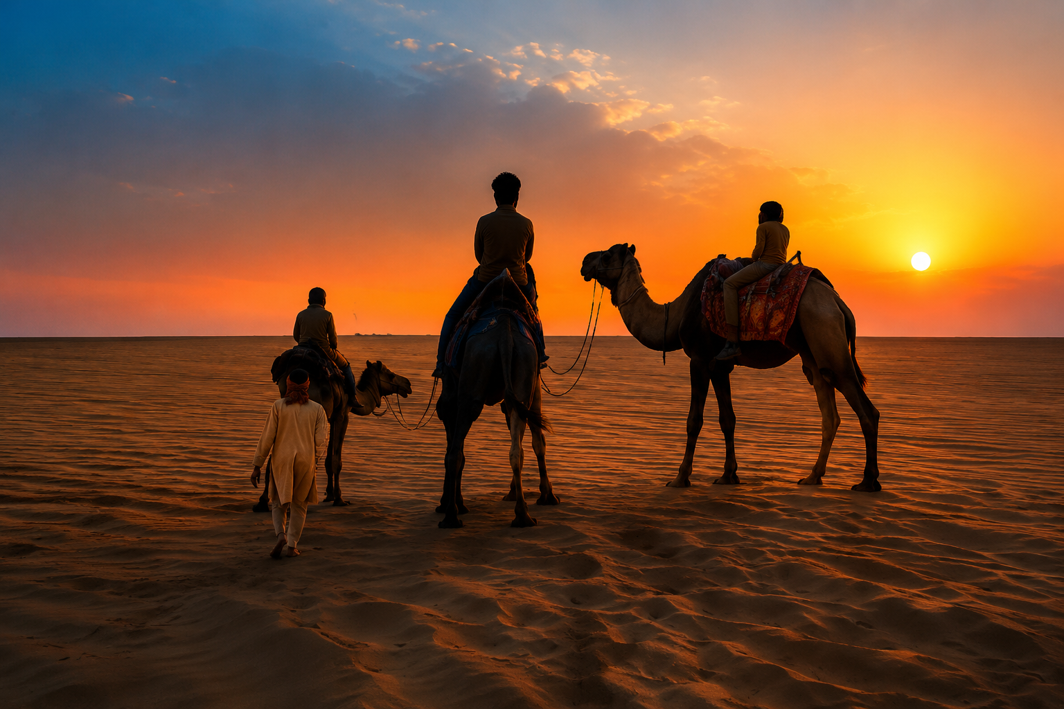 Sunset Camel Safari